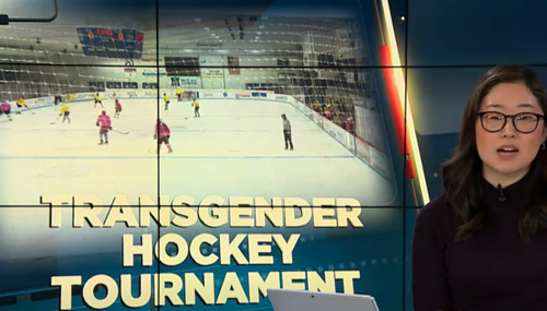 Trans hockey WMT Newscast about trans hockey tournament