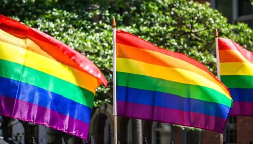 Rainbow flags Rainbow flags
