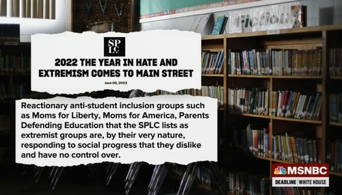 MSNBC Deems Parent Organizations Hate Groups