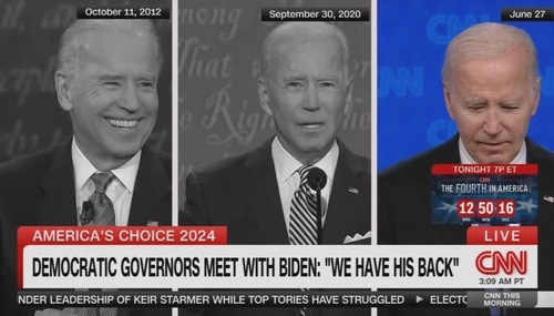 Montage of Biden debates 2012 2020 2024 CNN This Morning 7-4-24 Montage of Biden debates 2012 2020 2024 CNN This Morning 7-4-24
