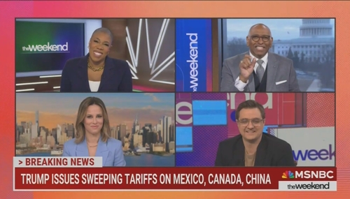 Symone Sanders Michael Steele Alicia Menendez Chris Hayes MSNBC The Weekend 2-2-25 Symone Sanders Michael Steele Alicia Menendez Chris Hayes MSNBC The Weekend 2-2-25