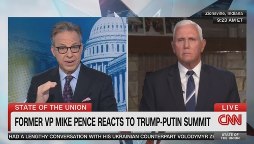 Jake Tapper Mike Pence CNN State of the Union 8-17-25 Jake Tapper Mike Pence CNN State of the Union 8-17-25