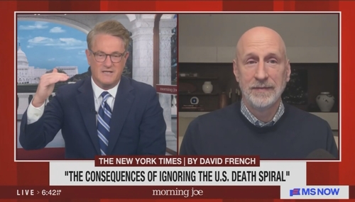 Joe Scarborough David French MS NOW Morning Joe 12-15-25