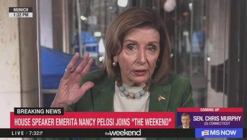 Nancy Pelosi MS NOW The Weekend 2-14-26