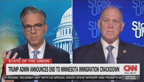 Jake Tapper Tom Homan CNN State of the Union 2-15-26