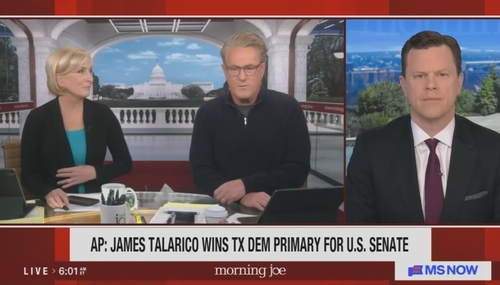 Mika Brzezinski Joe Scarborough Willie Geist MS NOW Morning Joe 3-4-26