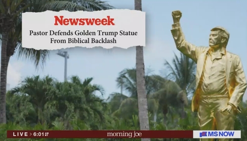Donald Trump statue MS NOW Morning Joe 5-11-26