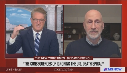Joe Scarborough David French MS NOW Morning Joe 12-15-25