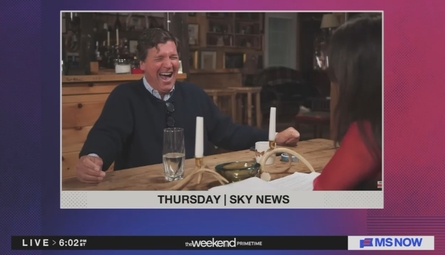Tucker Carlson Sky News Via MS NOW The Weekend: Primetime 6-27-26