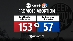 LOPSIDED: Pro-Aborts Swamp Pro-Lifers (153-57) in Network Supreme Court Leak Stories LOPSIDED: Pro-Aborts Swamp Pro-Lifers (153-57) in Network Supreme Court Leak Stories