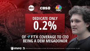 STUDY: Broadcast Networks Bury FTX CEO’s Massive Donations to Dems STUDY: Broadcast Networks Bury FTX CEO’s Massive Donations to Dems