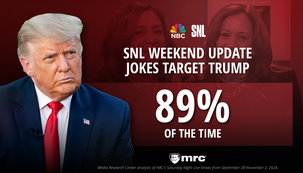 STUDY: 89 Percent Of Saturday Night Live's Fall Campaign Jokes Targeted Trump STUDY: 89 Percent Of Saturday Night Live's Fall Campaign Jokes Targeted Trump