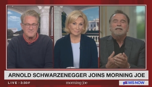 Mika Brzezinski Joe Scarborough Arnold Schwarzenegger MS NOW Morning Joe 6-16-26