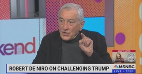 Robert De Niro MSNBC The Weekend 10-19-25