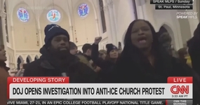 anti-ICE protesters in MN church CNN This Morning 1-20-26