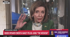 Nancy Pelosi MS NOW The Weekend 2-14-26