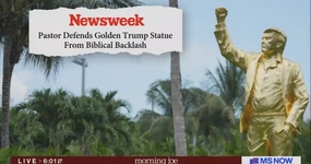 Donald Trump statue MS NOW Morning Joe 5-11-26