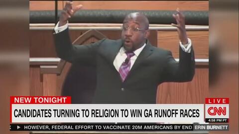 CNN Defends Warnock's Sermons, Ignored Abusive Kids Camp He Ran - Vimarsana News