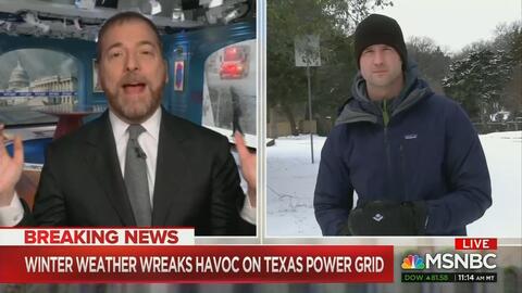 Snarky Chuck Todd to Texans: At Least the Cold Will Make You Want to Wear a Mask! - Vimarsana News
