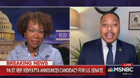 MSNBC's Joy Reid Fawns Over Gay Black State Representative Running for U.S. Senate - Vimarsana News