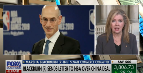 NBA Bites Lip for Tainted Chinese Money; Blackburn Wants Answers - Vimarsana News