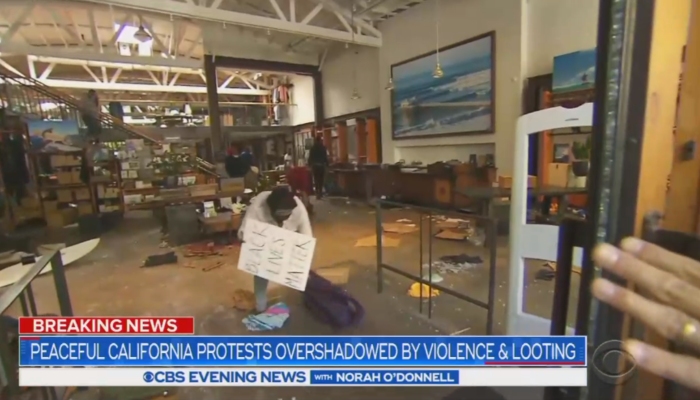 CBS Reporter Calls Out Black Lives Matter Rioters Looting Store ...