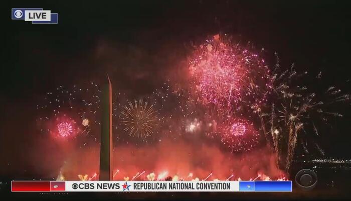 Despondent CBS Grouses About Fireworks, Trump Expressing Optimism on ...