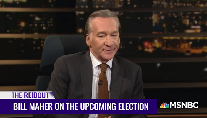 Bill Maher Tells Joy Reid I Feel Very Nervous About The Election Just Like 2016 Newsbusters