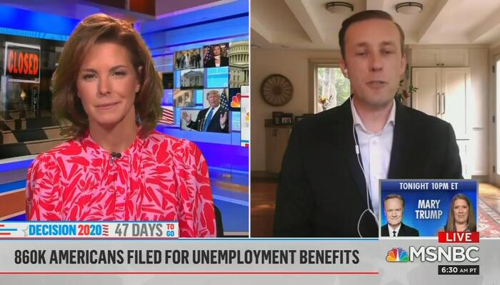 Just Have a Democrat Do MSNBC’s Job: Ruhle Has Biden Aide Trash Trump ...