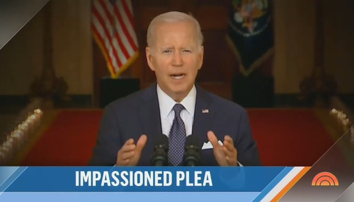 Nets Fawn Over ‘Emotional,’ ‘Impassioned’ Biden Speech Calling for Gun Control