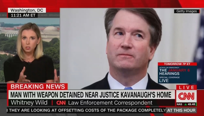 UPDATE: CNN Denied Attempted Kavanaugh Assassin Was Armed, Cries 'Both Sides' - Vimarsana News