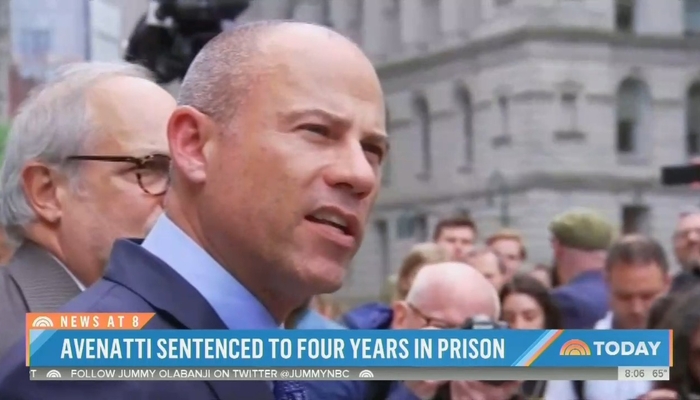 The Networks Loved Porn Lawyer Avenatti, But Bury His New Prison Term