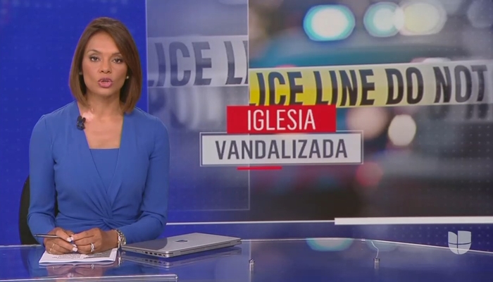 Univisión dedica 17 segundos a ataque terrorista proaborto contra iglesia en Virginia 1 Univisión dedica 17 segundos a ataque terrorista proaborto contra iglesia en Virginia 1