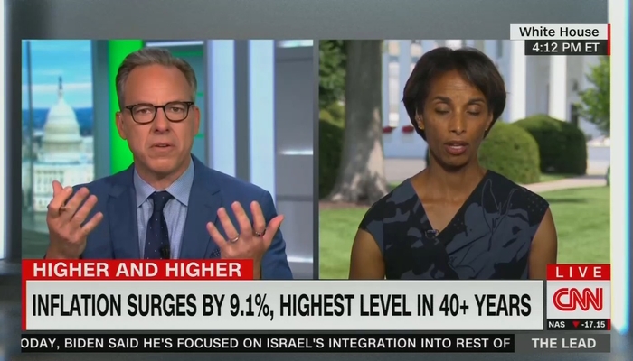 Tapper Confronts Biden Official on President’s Inflation Gaslighting