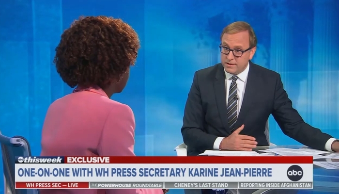 ABC's Karl Grills Jean-Pierre on 'Orwellian' Inflation Reduction Act