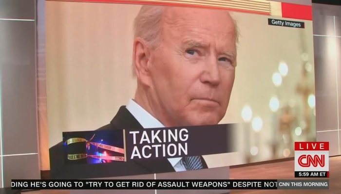 CNN Is Mute as Biden Still Doesn't Understand Meaning of 'Semi-Automatic Weapons'