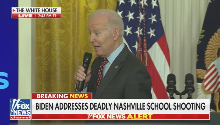 NextImg:Nets Ignore Biden Talking About Ice Cream & Little Kids After School Shooting