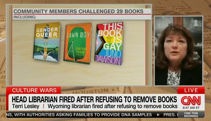NextImg:CNN Lets Fired Librarian Falsely Claim Her Library Had No Sexually Explicit Content