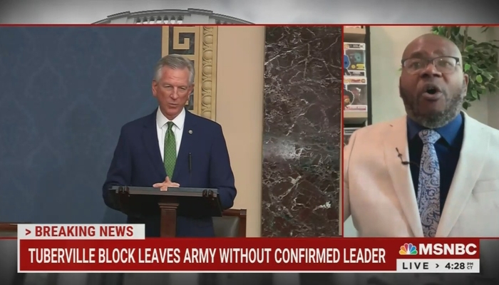 NextImg:This is TERRORISM! MSNBC Lashes Out at Tuberville Fighting Military Wokeness