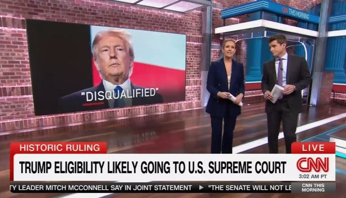 NextImg:‘Historic Accountability’: CNN Cheers Trump Booted Off Colorado Ballot