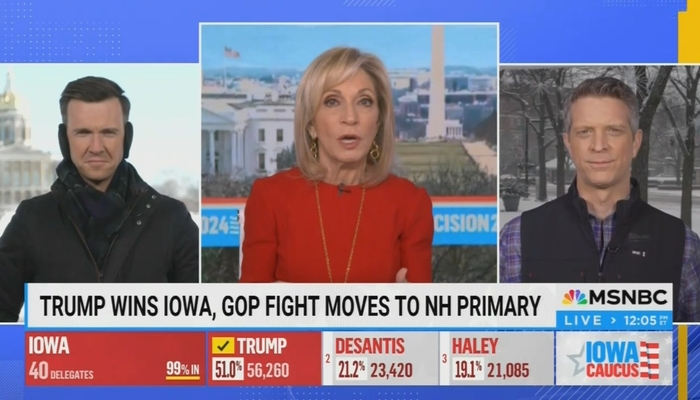 NextImg:MSNBC Blames 'Ever Developing Technology' For Media's Premature Iowa Calls
