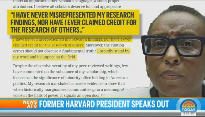 NBC: Repeaters Not Reporters on Claudine Gay's Ludicrous New York Times Op-Ed