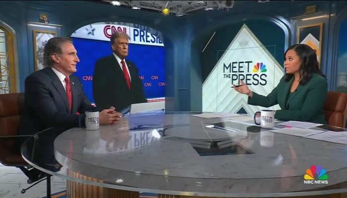 NextImg:NBC’s Kristen Welker Tries To Gotcha Doug Burgum On Lies...By LYING