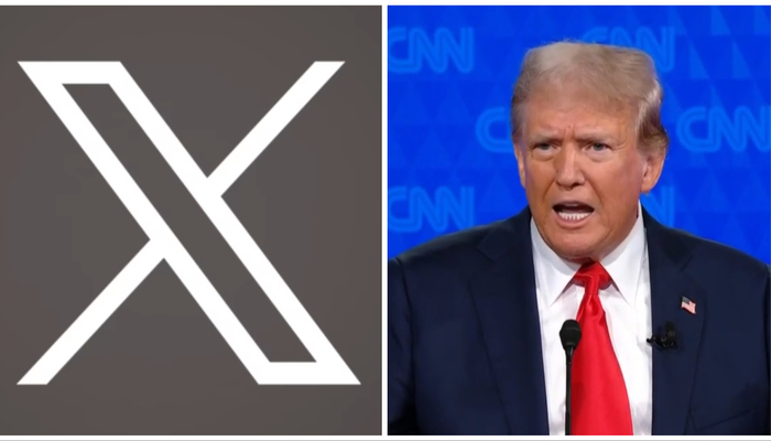 NextImg:X Restricted Popular Trump War Room Account DURING Presidential Debate
