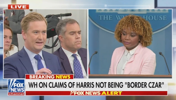 Doocy, WH Press Make KJP Look Foolish on Biden Being Forced Out, Kamala Talking Points