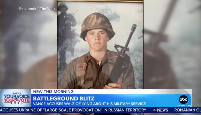 Networks Man the Trenches to Defend Walz from ‘Stolen Valor’ Claims