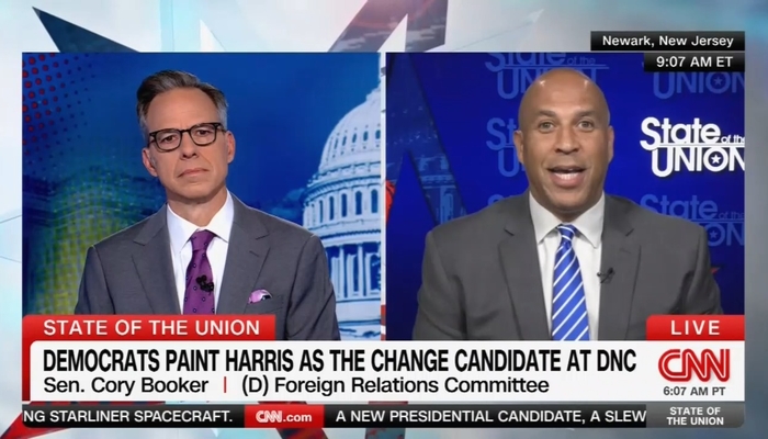 MODERATING? Jake Tapper Lets Cory Booker Use KILL-MAGA Metaphor Without Objection