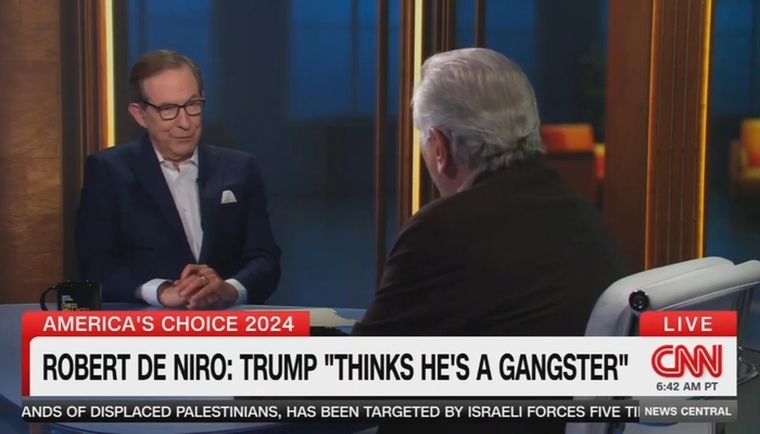 CNN's Wallace Thinks De Niro Has Credibility To Label Trump a 'Gangster'