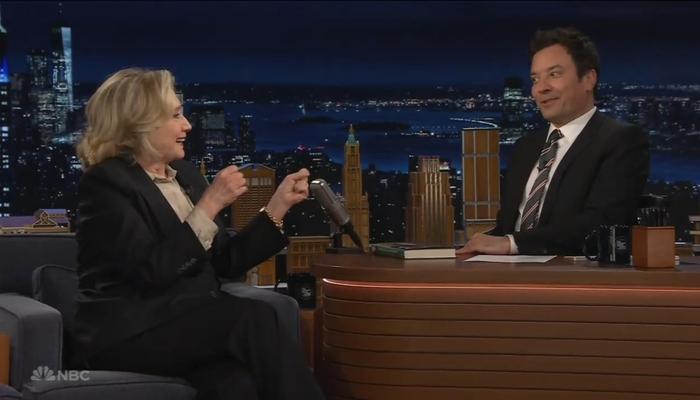 NextImg:Hillary, Fallon Promote 'Exciting' Harris Campaign