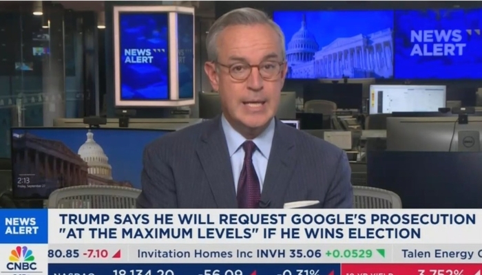 NextImg:CNBC Misses Mark as Trump Blasts Google Bias Exposed By Media Research Center